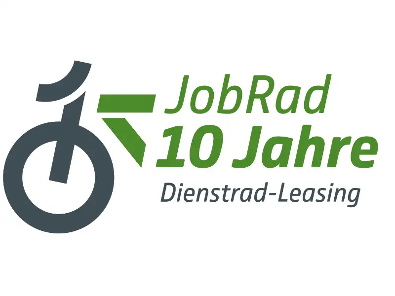 JobRad-Logo 10 Jahre Dienstrad-Leasing JobRad-Logo 10 Jahre Dienstrad-Leasing